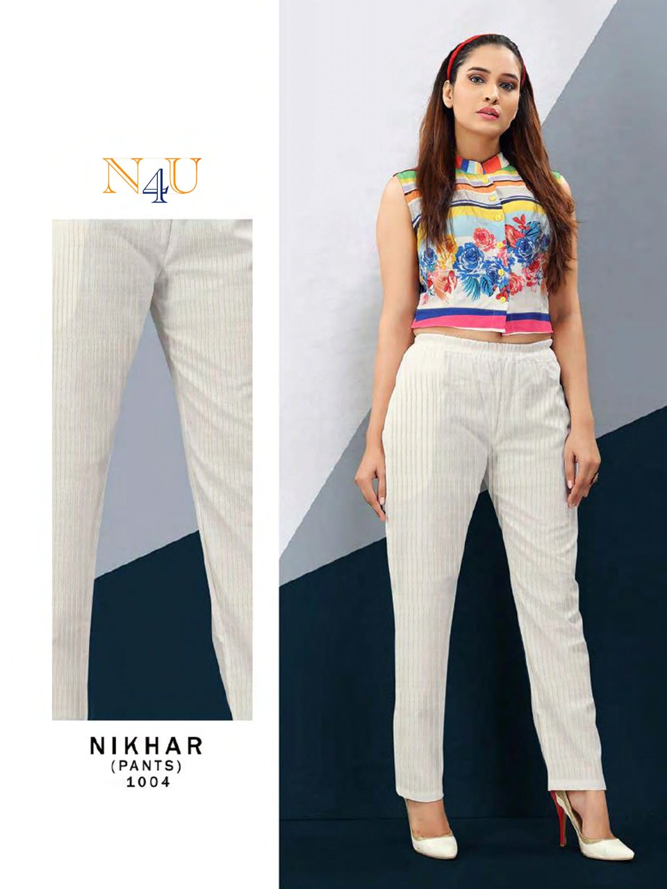 tunic house nikhar cotton classic trendy look pant catalog