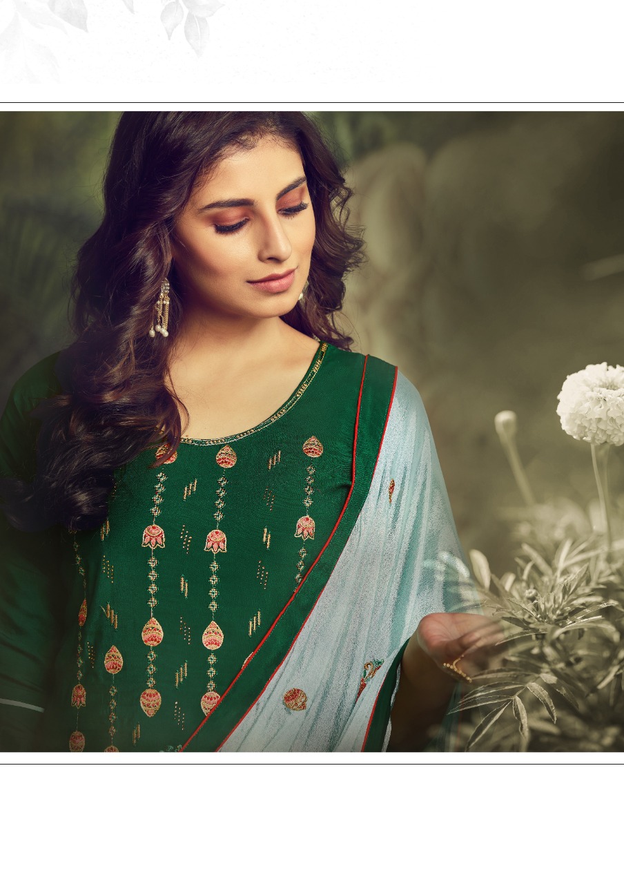 anieya fashion premium vol 1 silk innovative look kurti pant with dupatta catalog