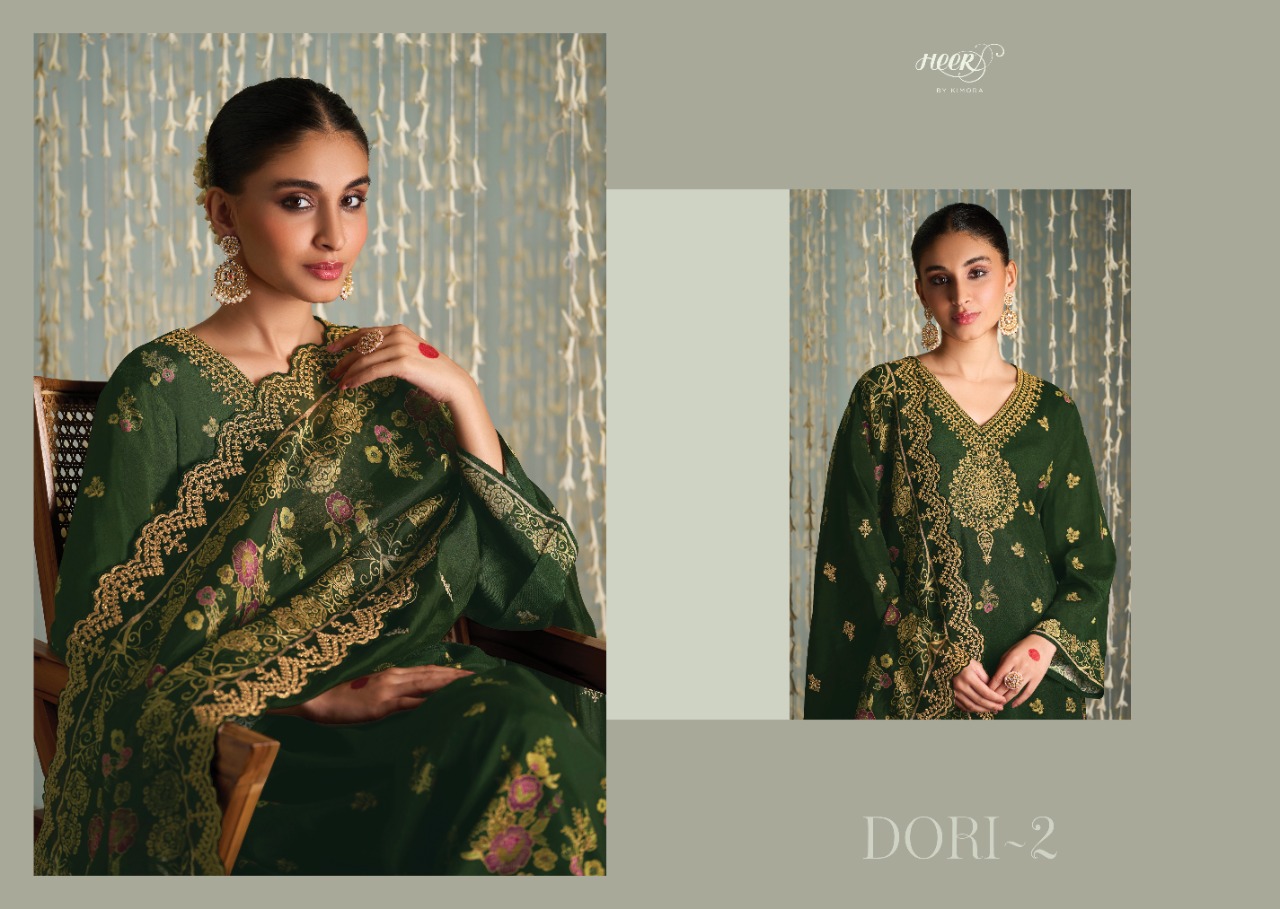 kimora dori 2 pure classic silk innovative look salwar suit catalog