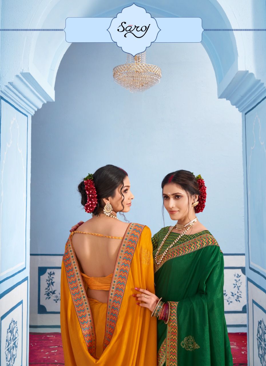 saroj saree namasvi silk astonishing saree catalog