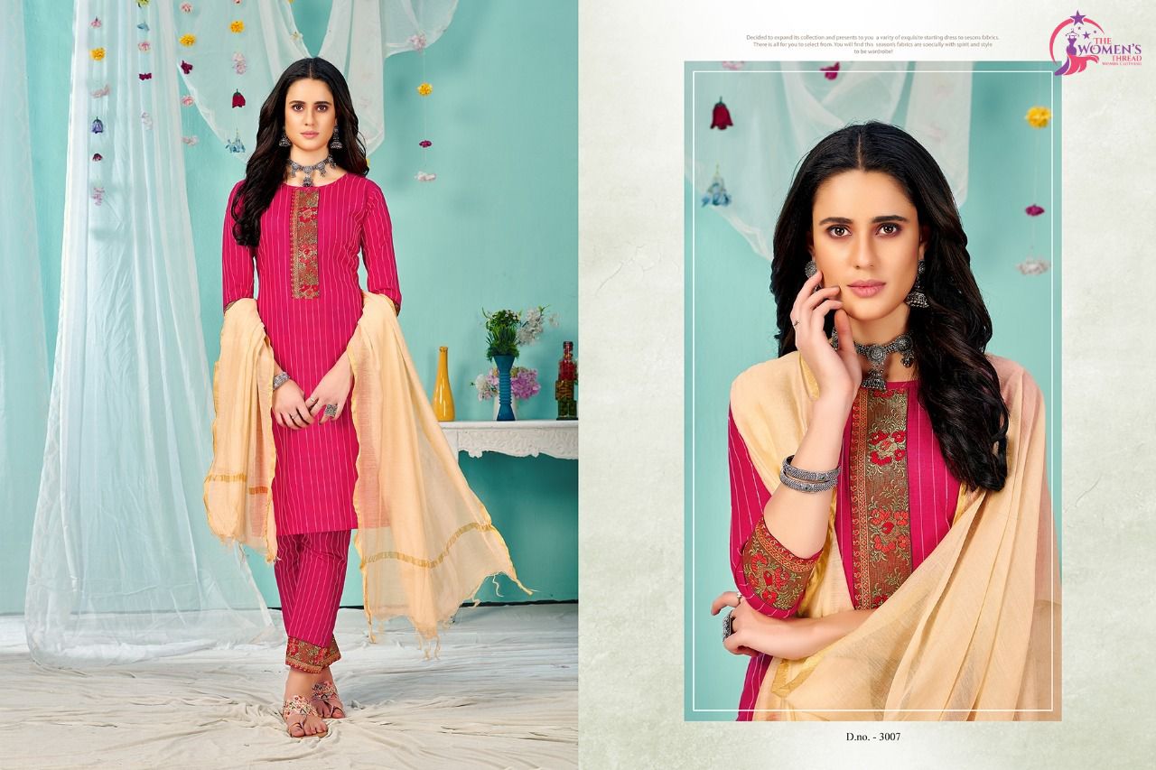 The womens thread  rajwadi cotton elegant top bottom with duaptta catalog