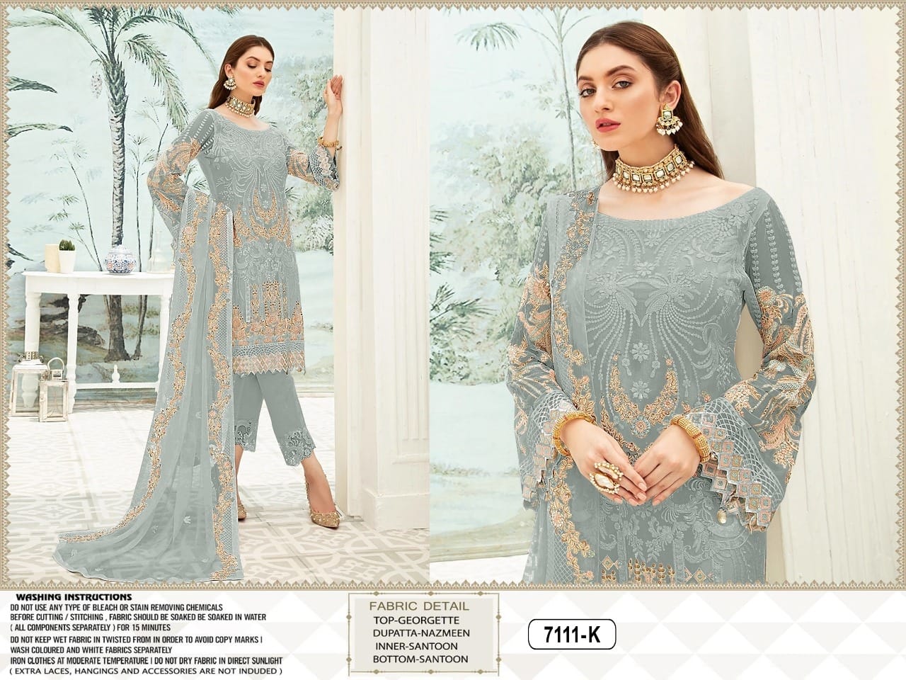 the womens thread twt 7111 fancy classic trendy look salwar suit catalog