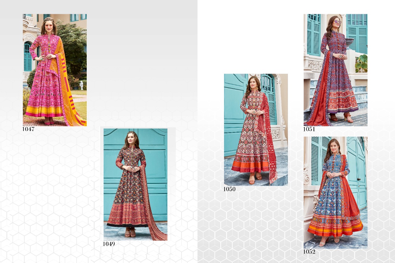 virasat virasat vol 111047 to 1052 silk festive look gown catalog