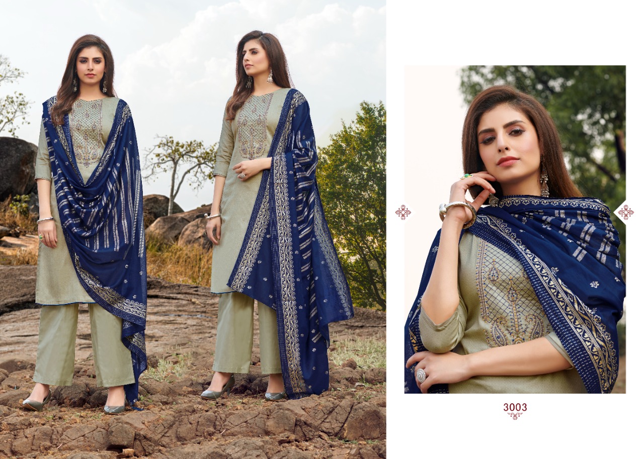 7 clouds mahendi zaam exclusive print salwar suit catalog