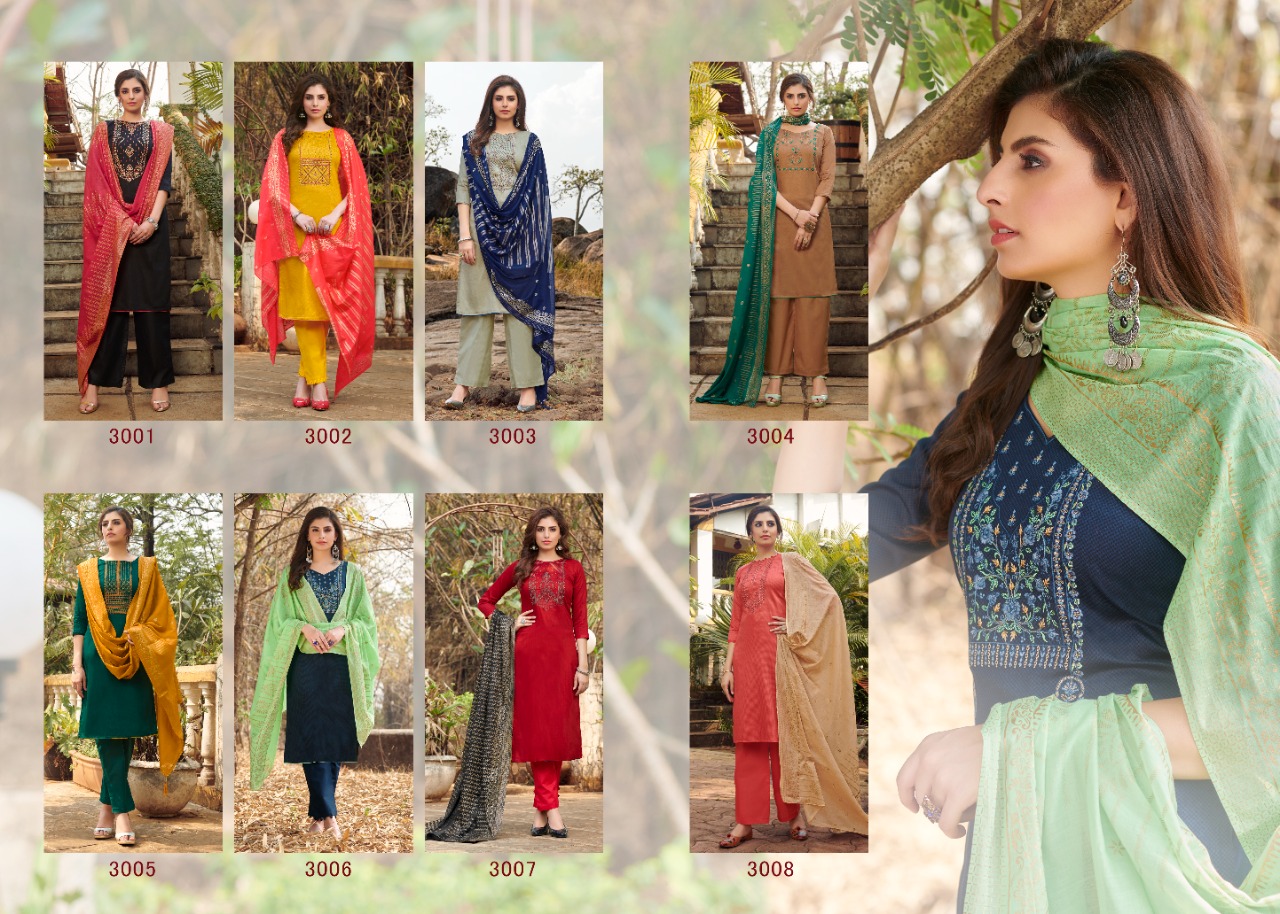 7 clouds mahendi zaam exclusive print salwar suit catalog