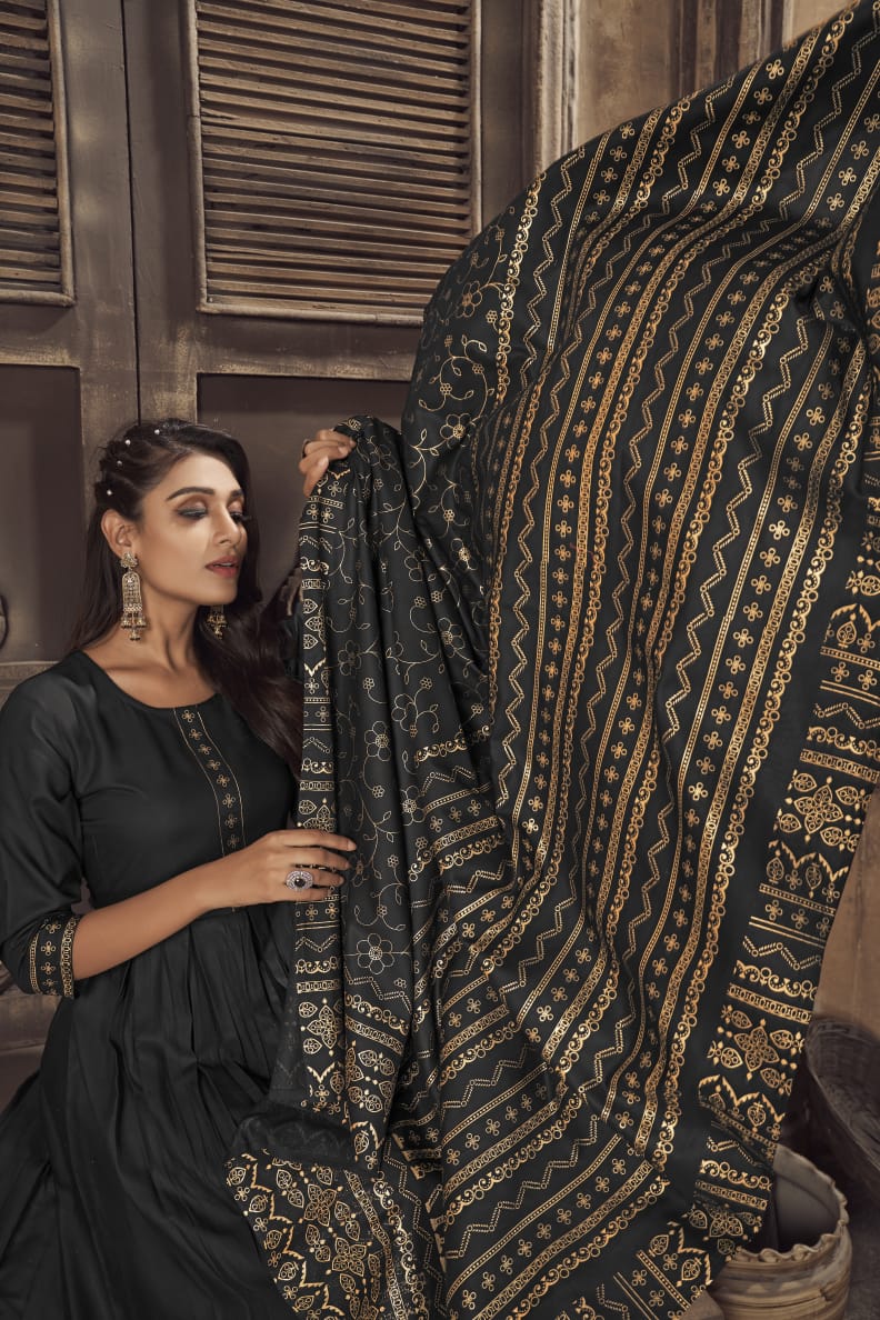 banwery  pankh vol  2 rayon attractive top with dupatta colour set