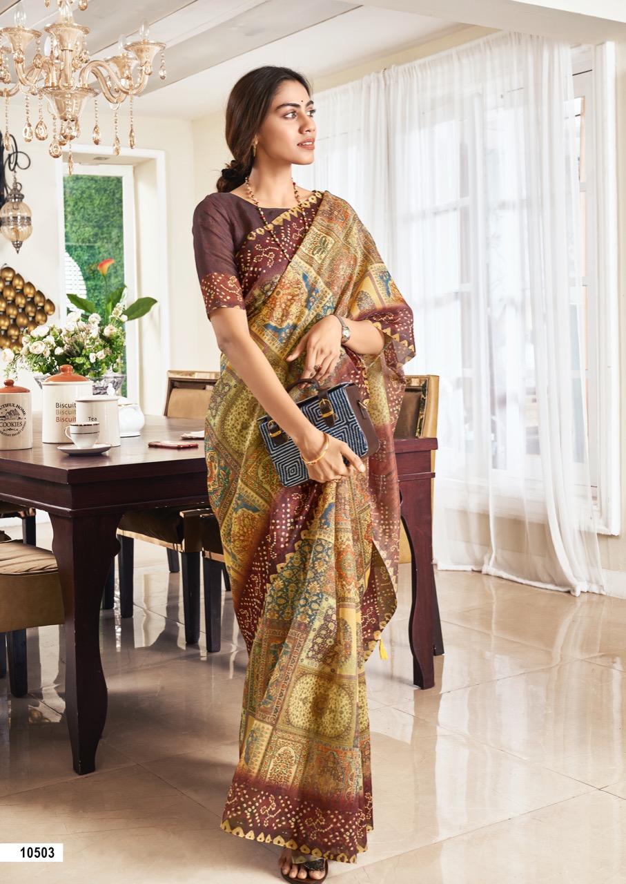lt fashion viona silk exclusive print saree catalog