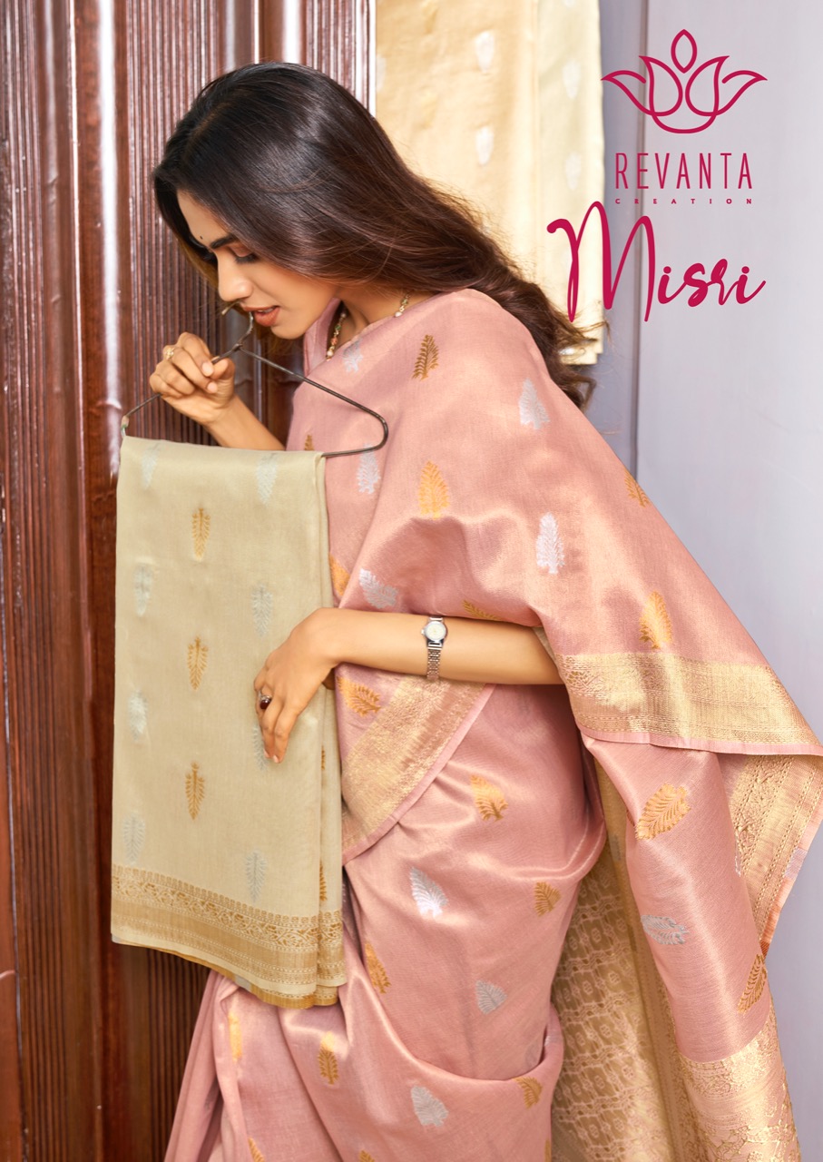 lt revanta creation misri silk regal look saree catalog