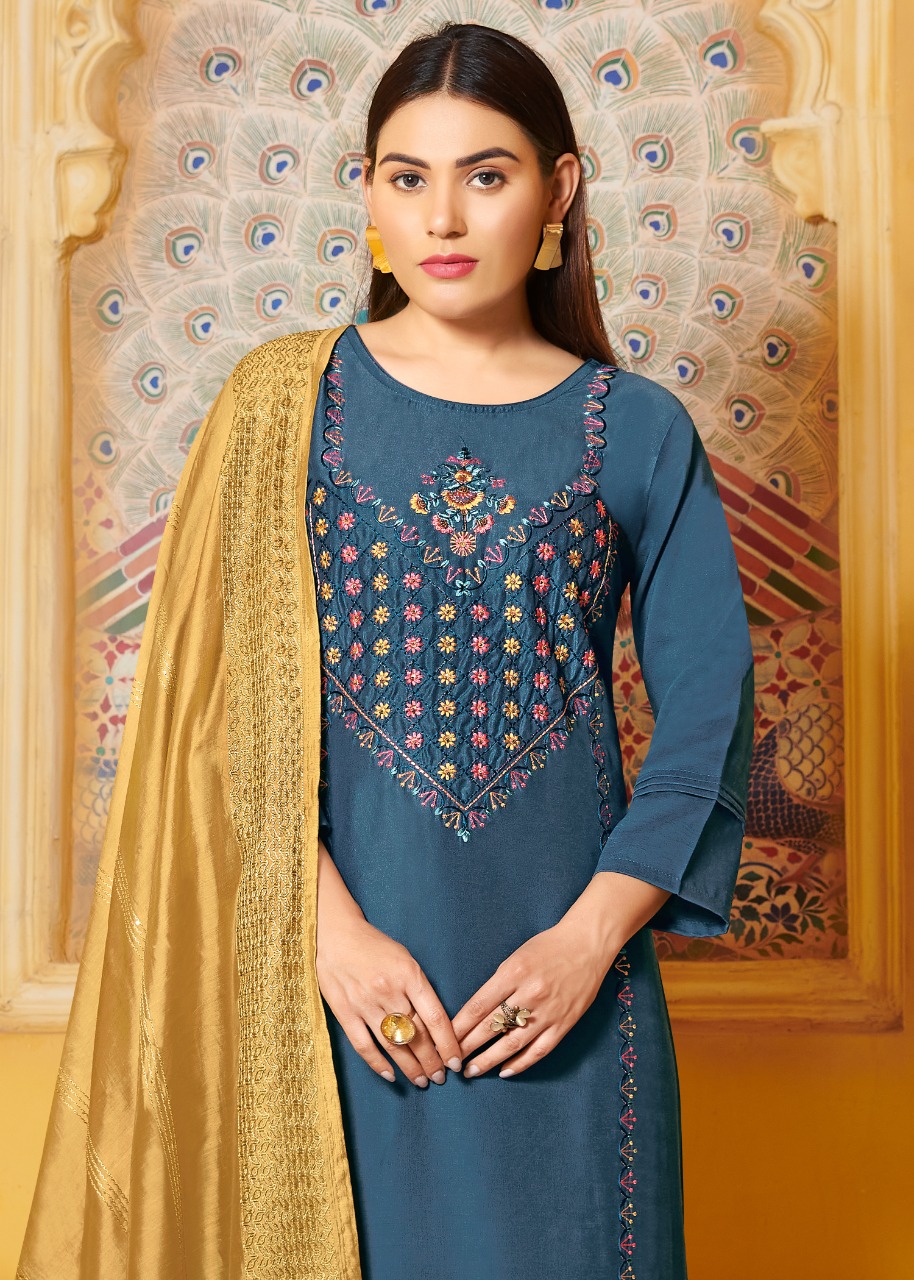 m i textile angel silk new and modern style top bottom with dupatta catalog