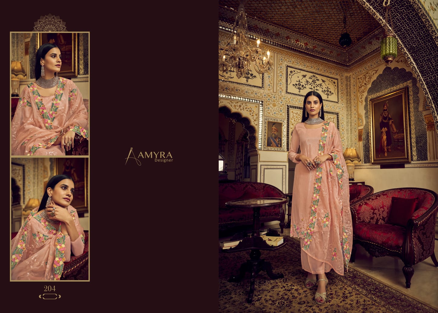 amyra designer mariya b festival collection georget gorgeous look salwar suit catalog