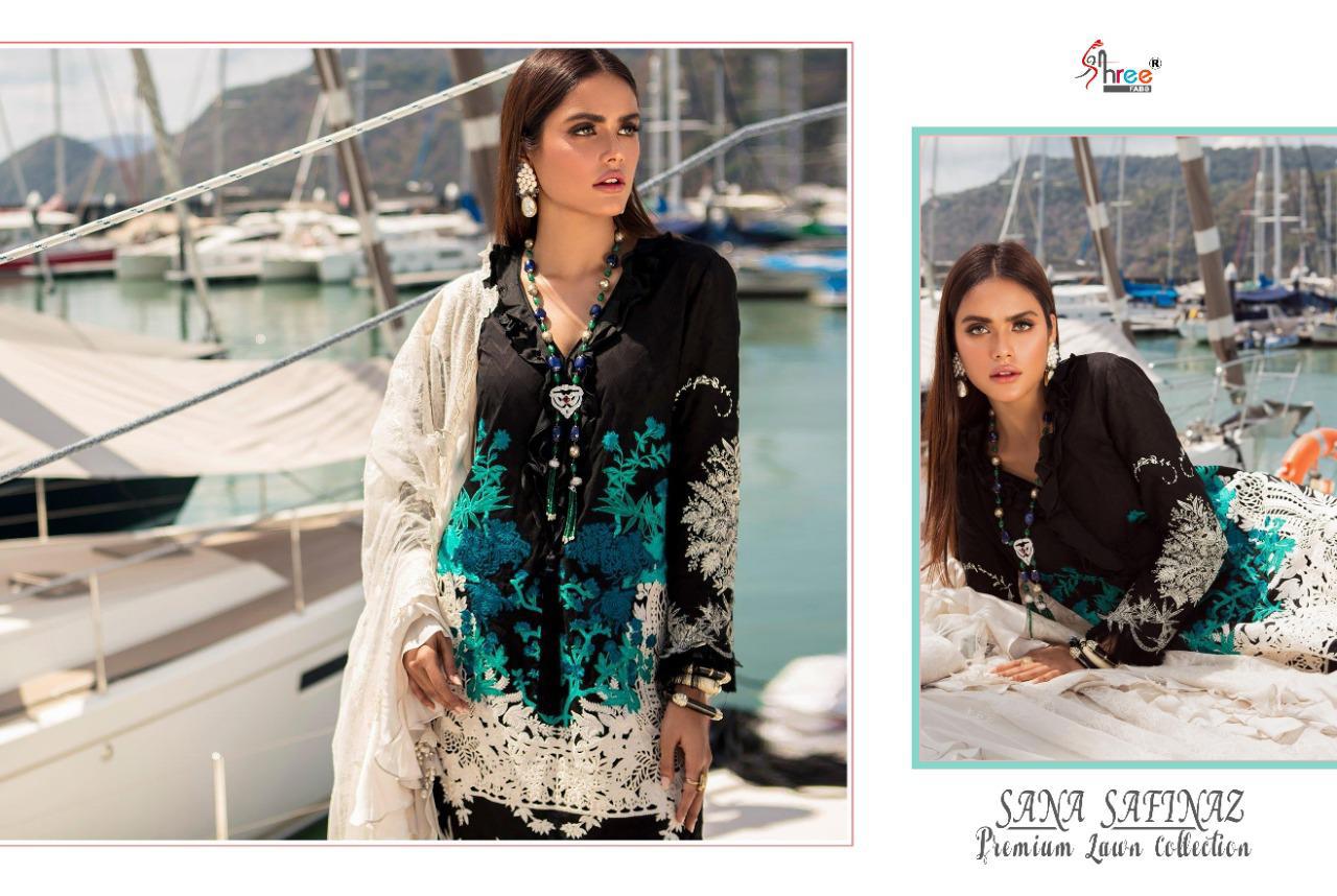 shree fabs sana safinaz premium lawn collection vol 2 cotton authentic fabric salwar suit catalog
