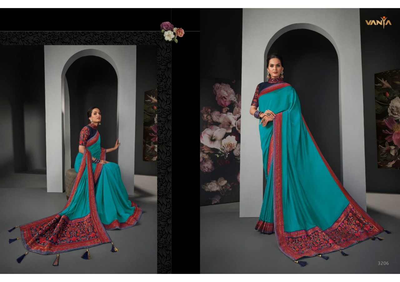Vanya vanya 3201 3209 silk catchy look saree catalog