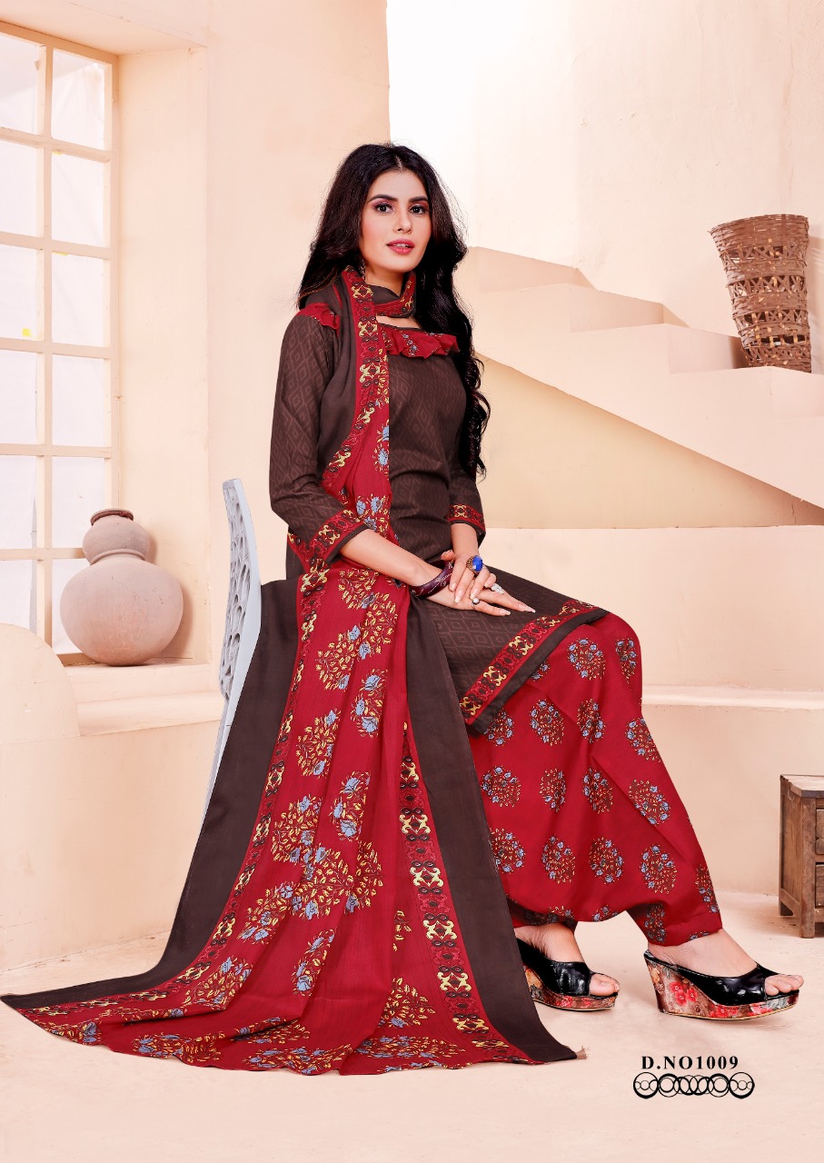 skt product lilly cotton catchy look salwar suit catalog