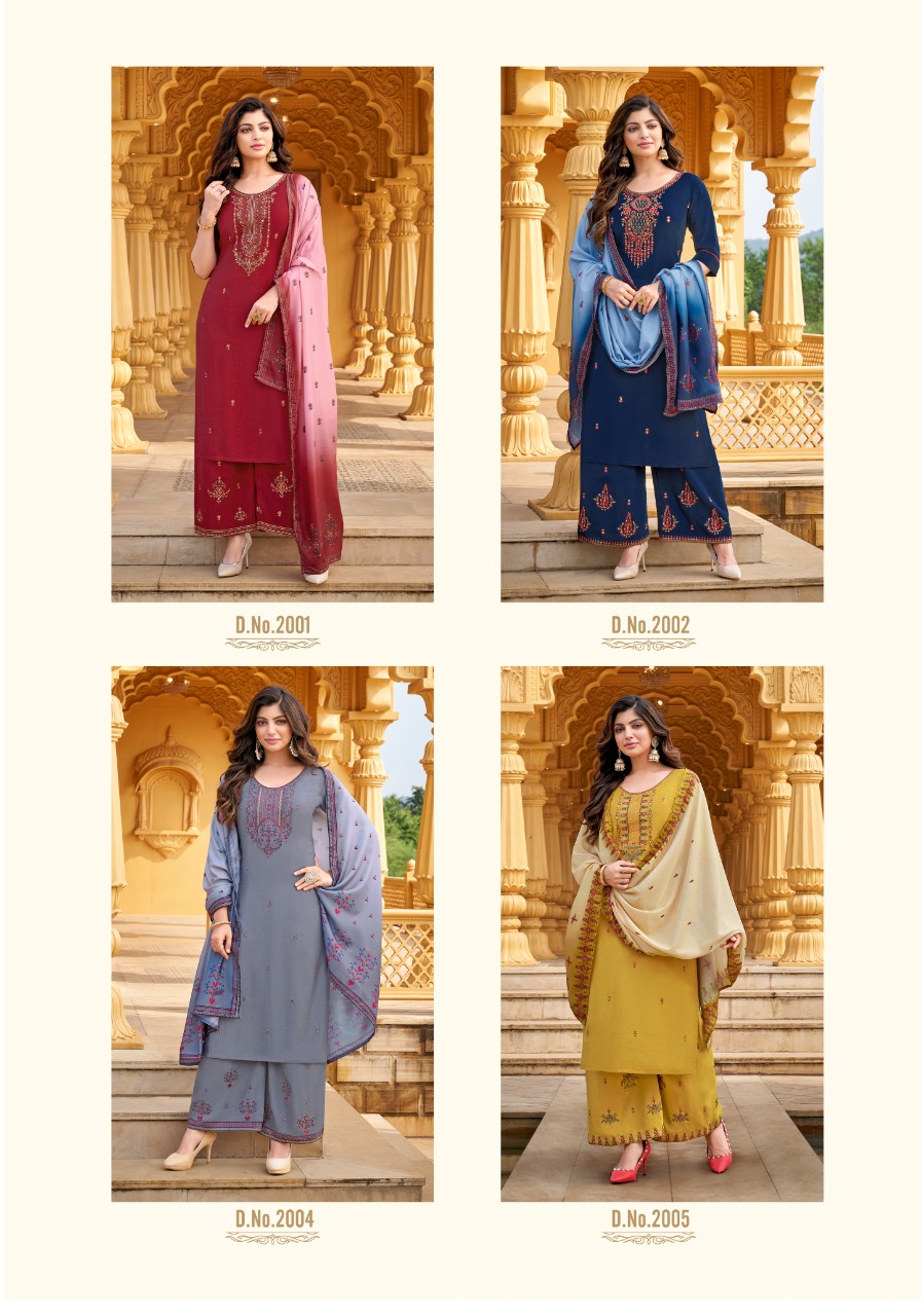 anieya fashion kashmiri vol 1 viscose innovative look kurti pant with dupatta catalog
