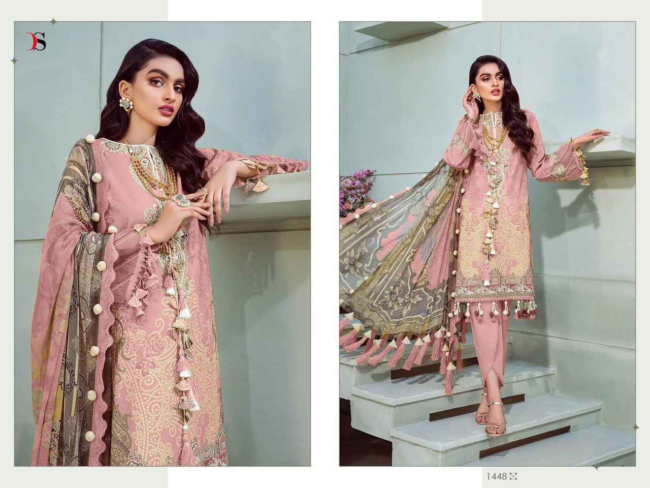 deepsy suit Bliss lawn 22 cotton attrective print and look salwar suit with chiffon dupatta catalog
