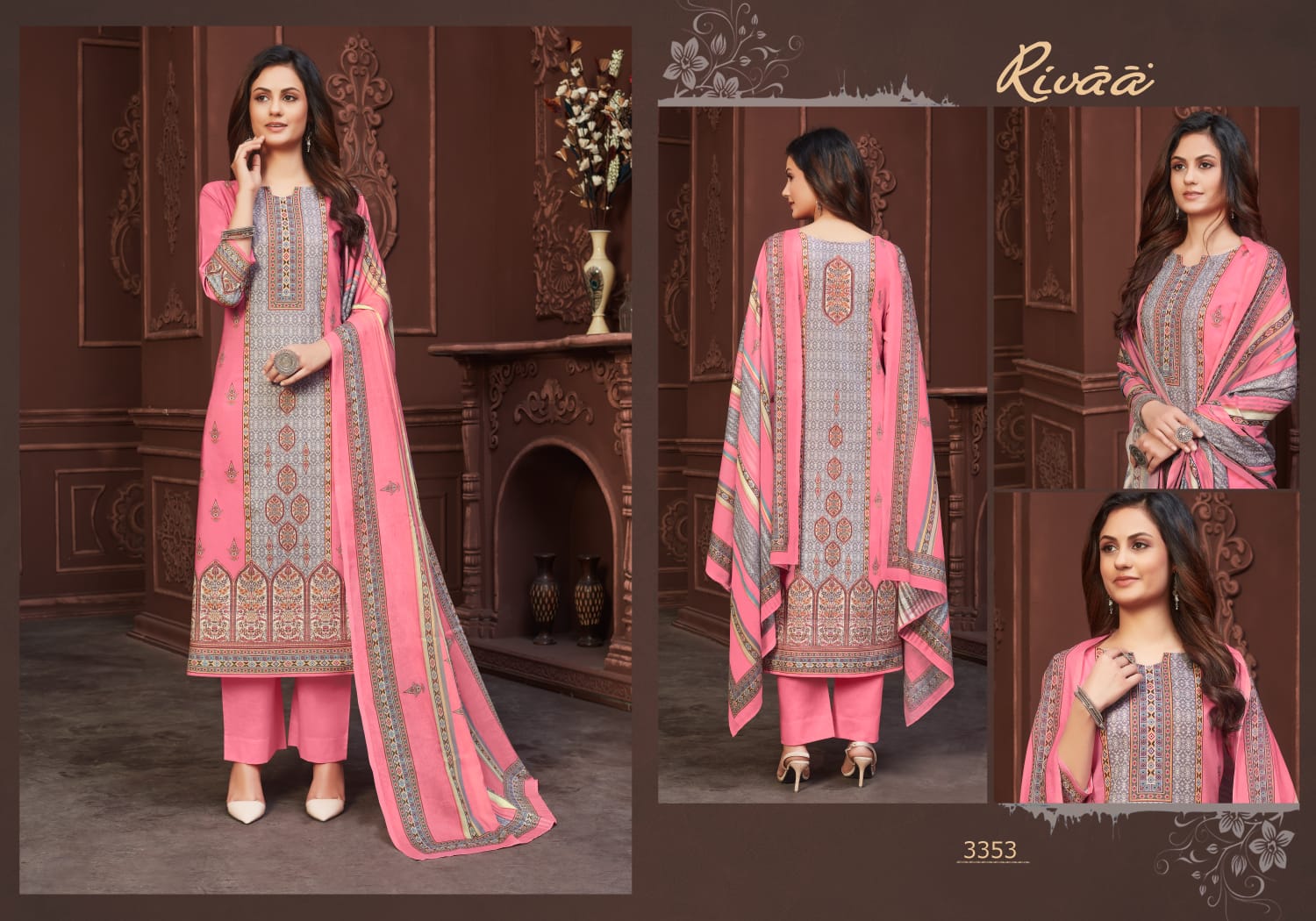 rivaa Bemitex aarzoo cotton astonising look salwar suit catalog