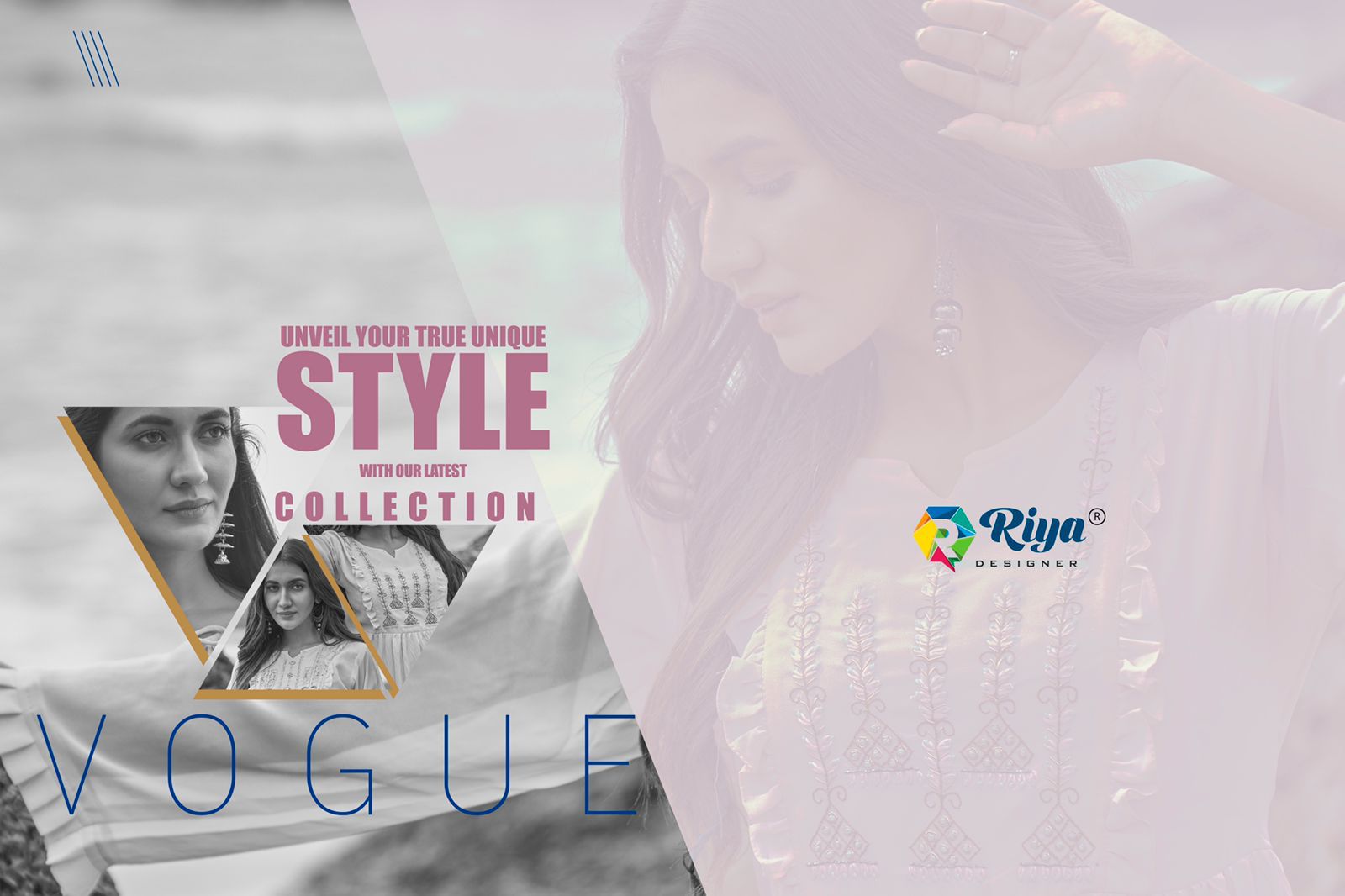 riya designer artrey viscose stylish look top catalog