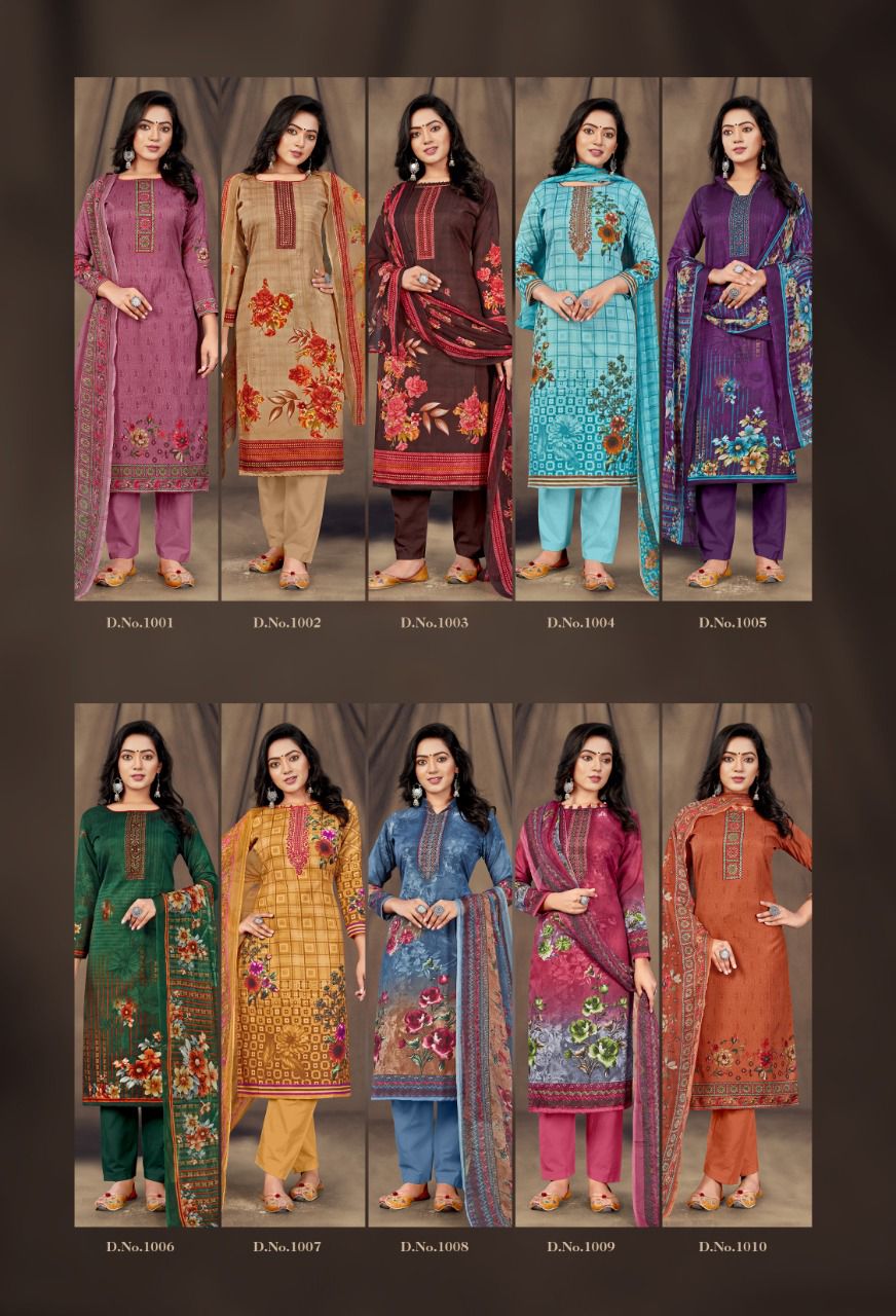 roli moli creation mallika indo affordable price salwar suit catalog