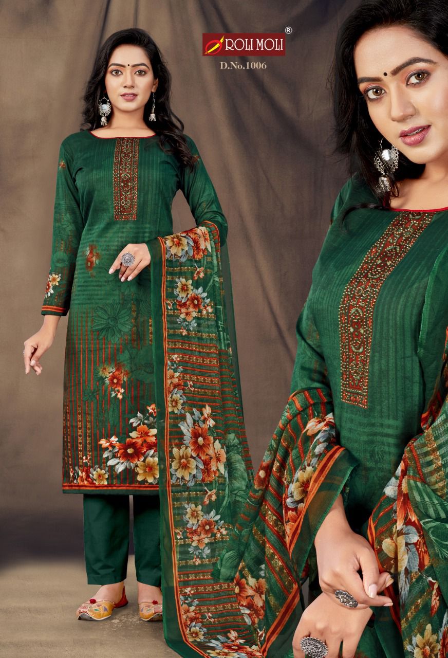 roli moli creation mallika indo affordable price salwar suit catalog