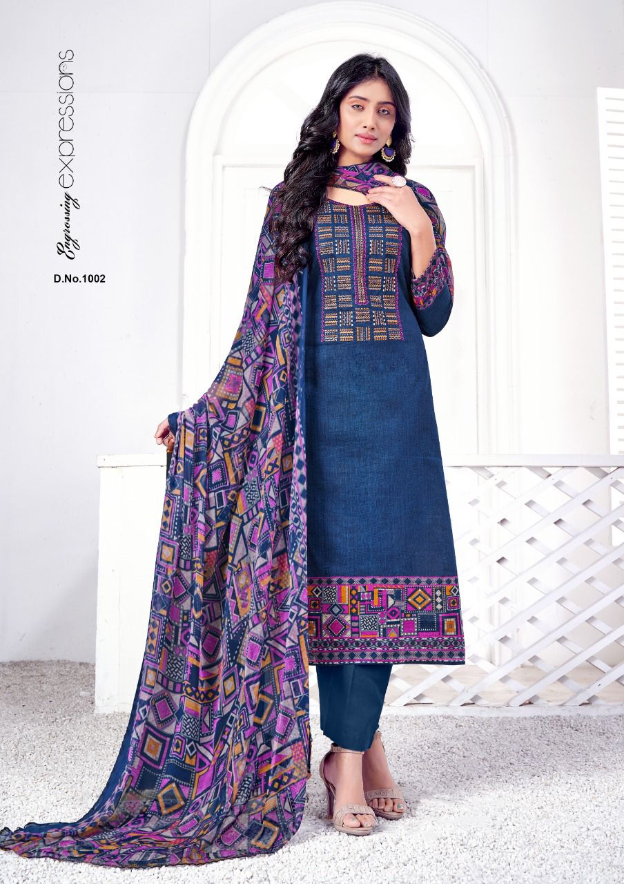 roli moli creation manjari cotton elegant salwar suit catalog