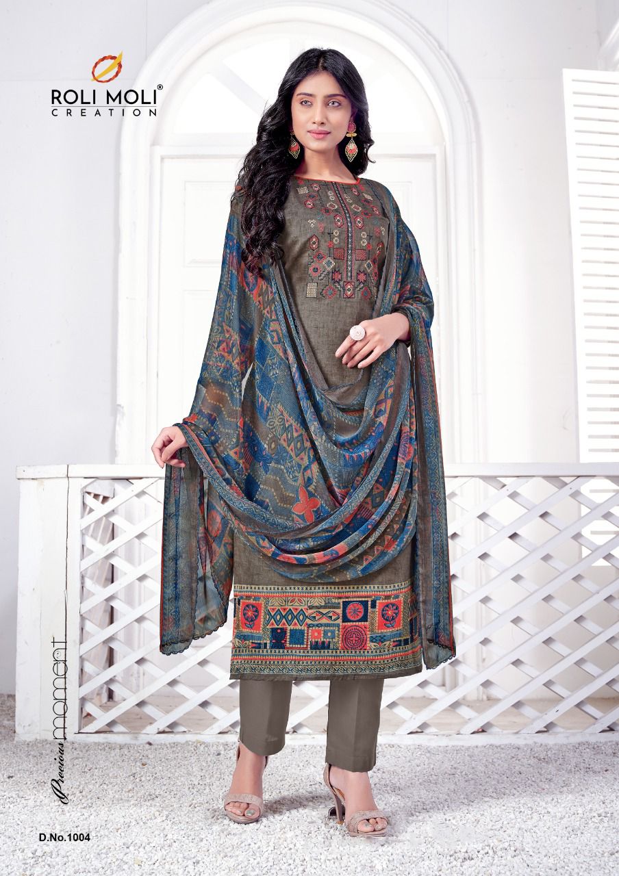 roli moli creation manjari cotton elegant salwar suit catalog