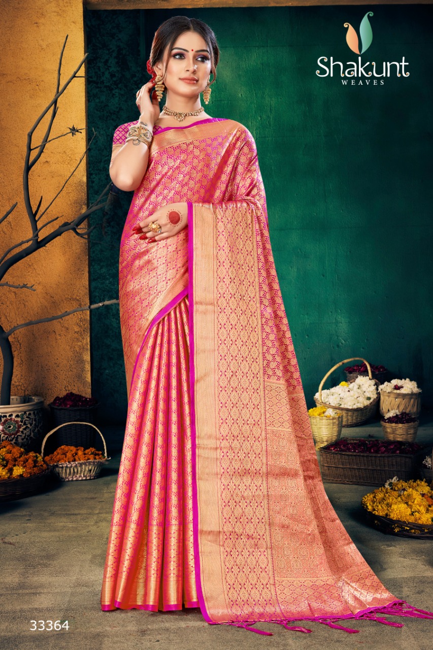 shakunt weaves sks hits art silk graceful look saree catalog