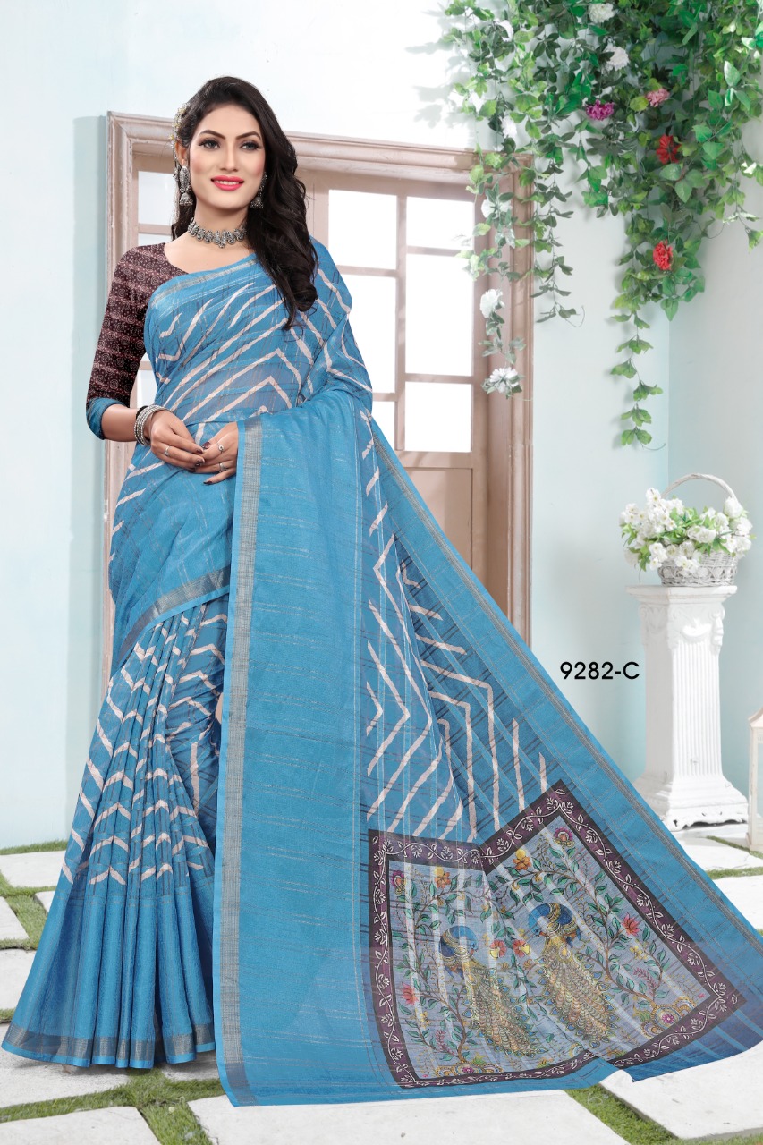 shri rana creation 9282 soft silk exclusive look saree catalog