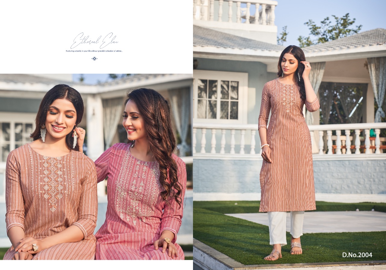 Snapstyle greetings sunshine cotton innovative look kurti catalog