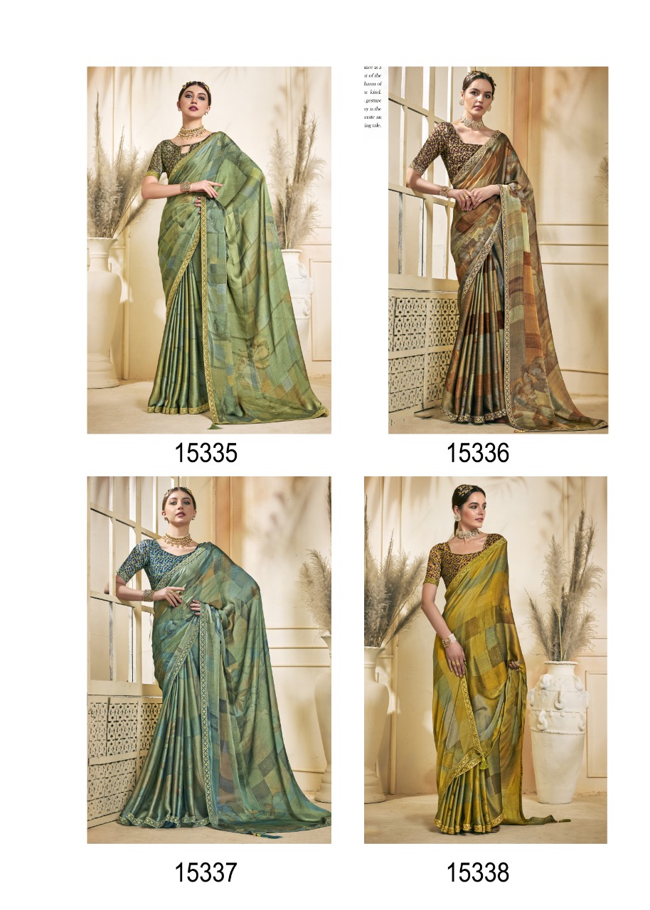 vallabhi print teetly moss chiffon astonishing print saree catalog