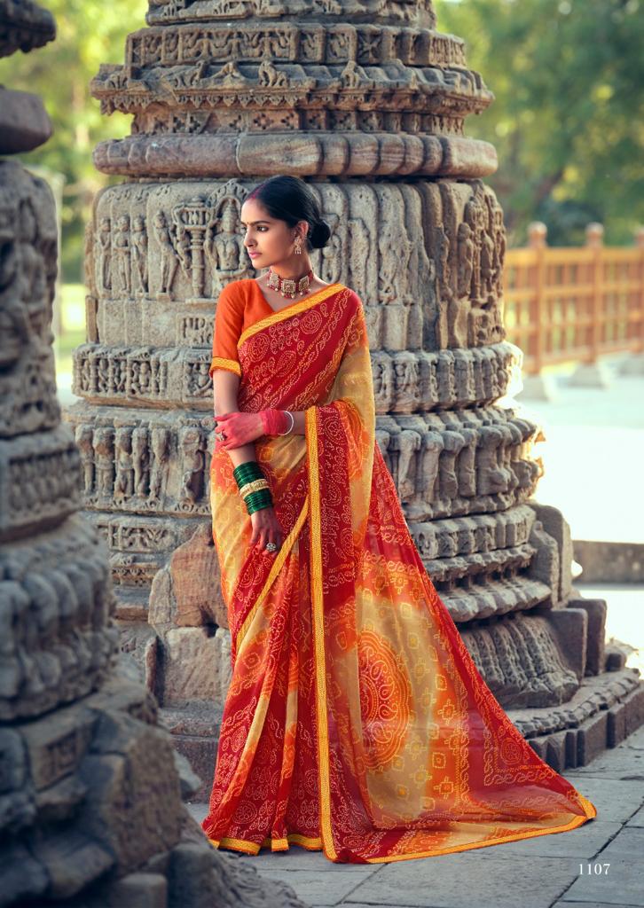 lt kashvi creation mishka chiffon beautifull print saree catalog
