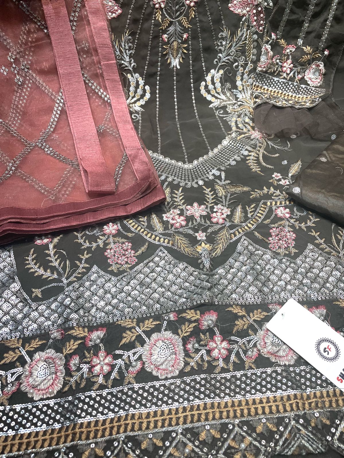 shanaya rose bridel s 108 edition gerogette elegant look salwar suit single