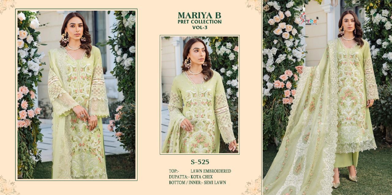shree fab Mariya b pret collection vol 3 cotton festive look salwar suit catalog