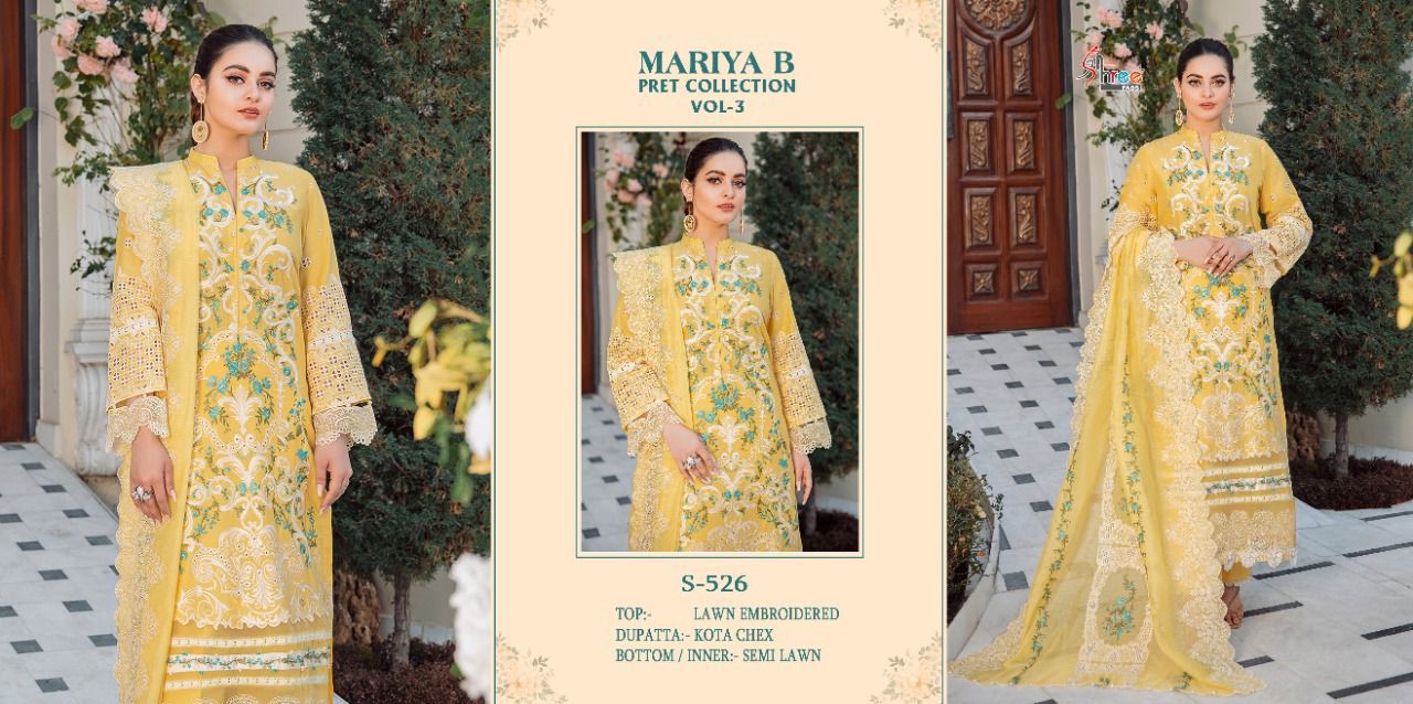 shree fab Mariya b pret collection vol 3 cotton festive look salwar suit catalog