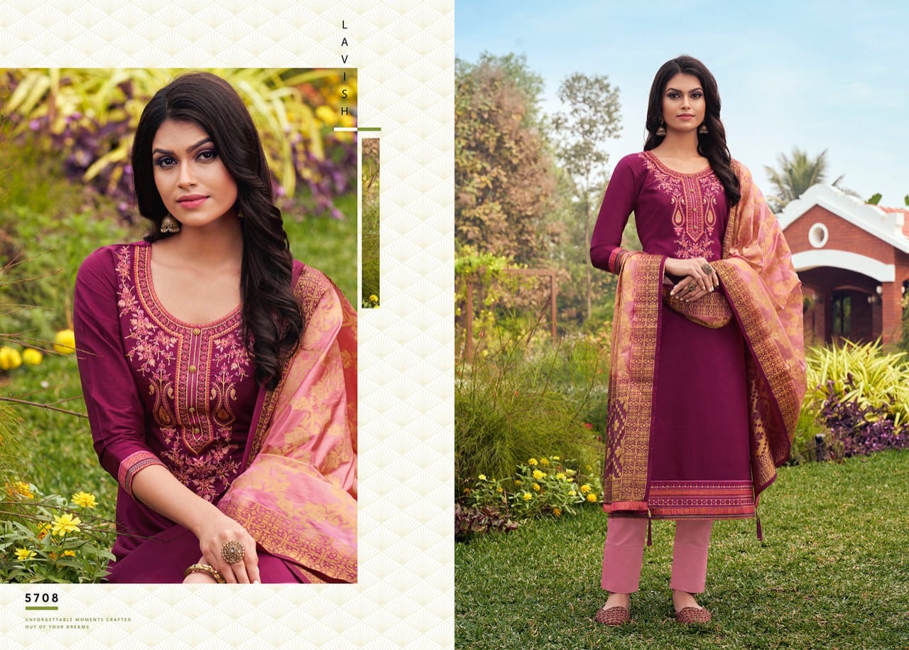 kessi fabrics Asopalav Vol 17 jam silk authentic fabric salwar suit catalog