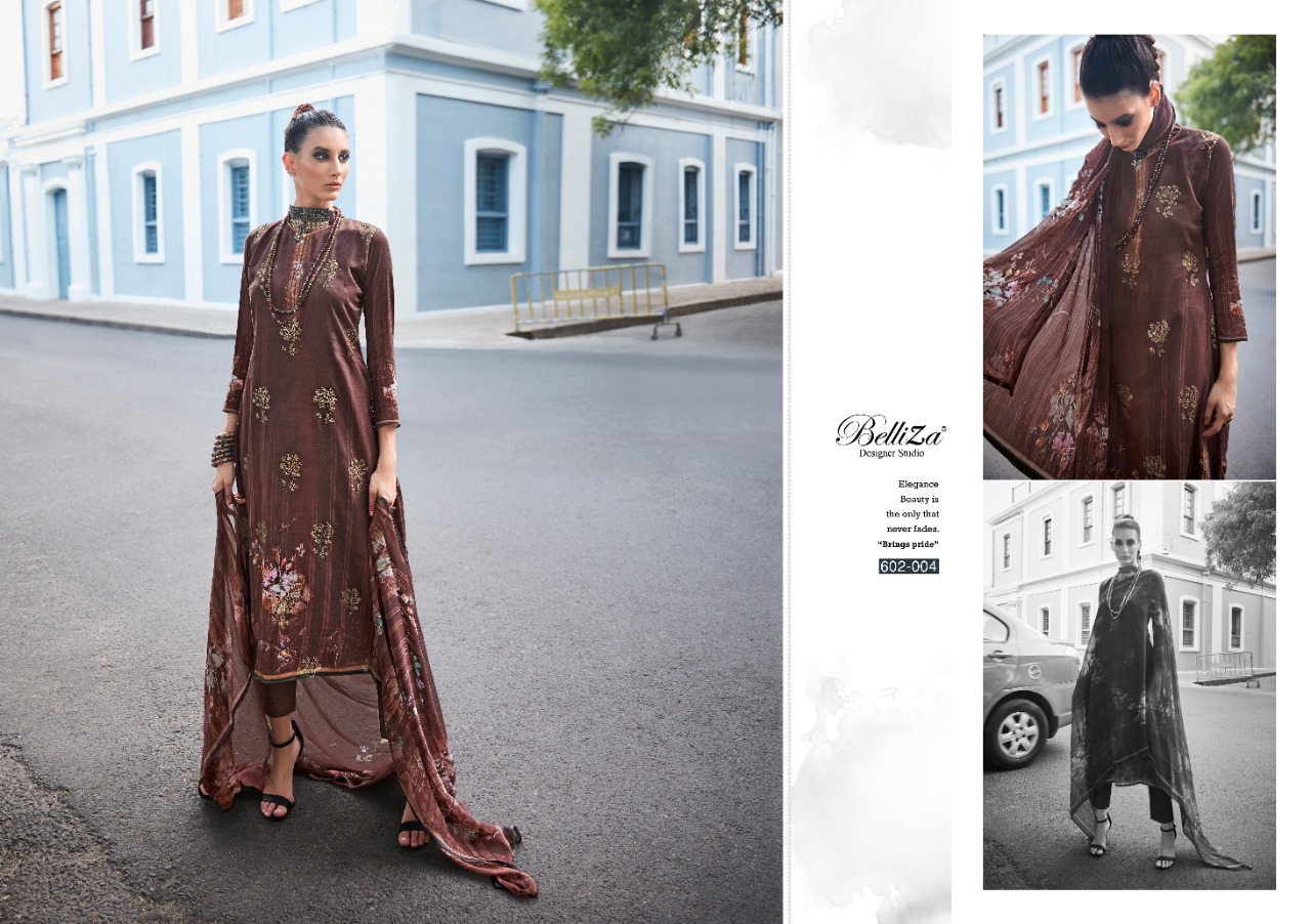 belliza designer studio kanika cotton exclusive print salwar suit catalog