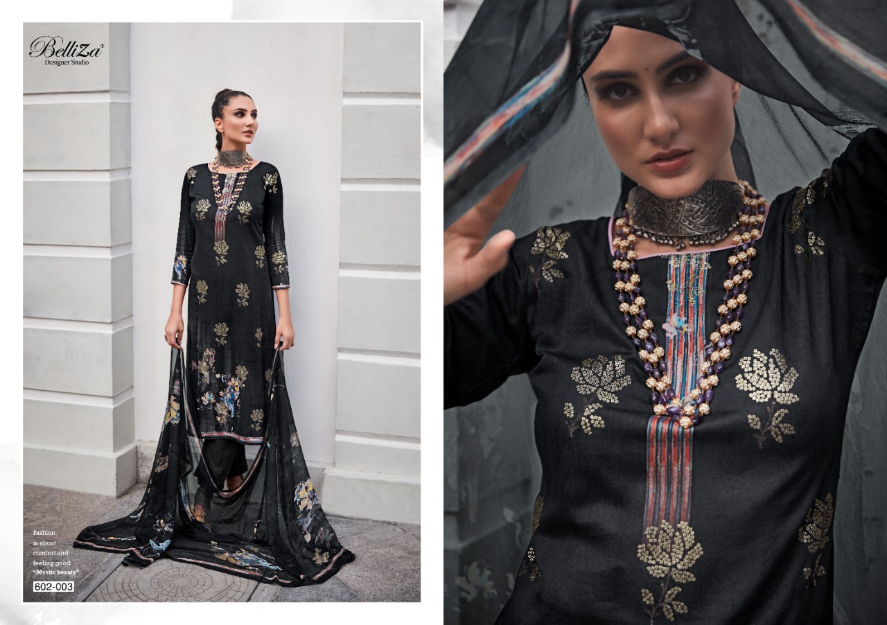 belliza designer studio kanika cotton exclusive print salwar suit catalog