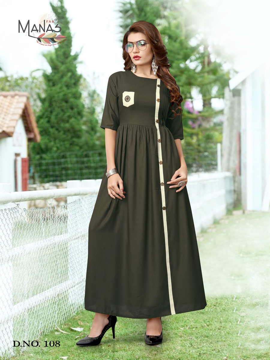 Manas presenting dhiya vol 1 casual fancy wear kurtis concept