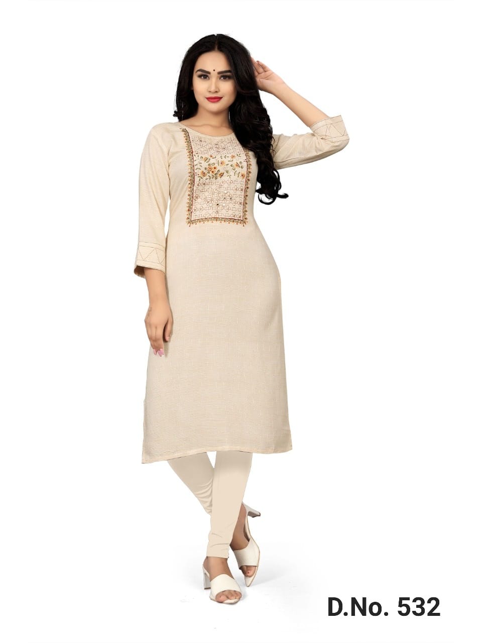 mi textile pick n choose cotton elegant kurti catalog