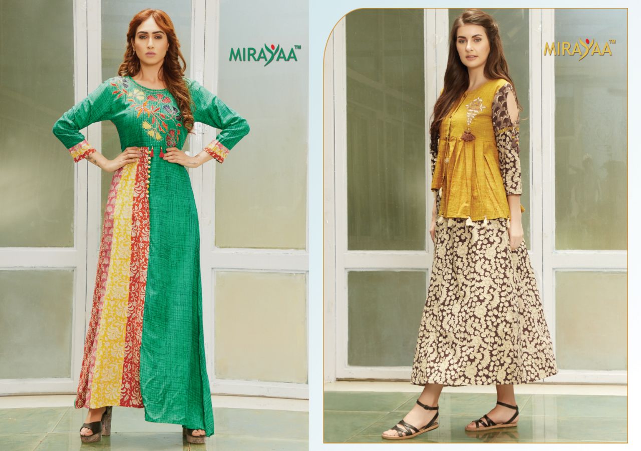 Mirayaa presenting rang ruchiy summer collection of cool fabrics cotton n rayon kurtis