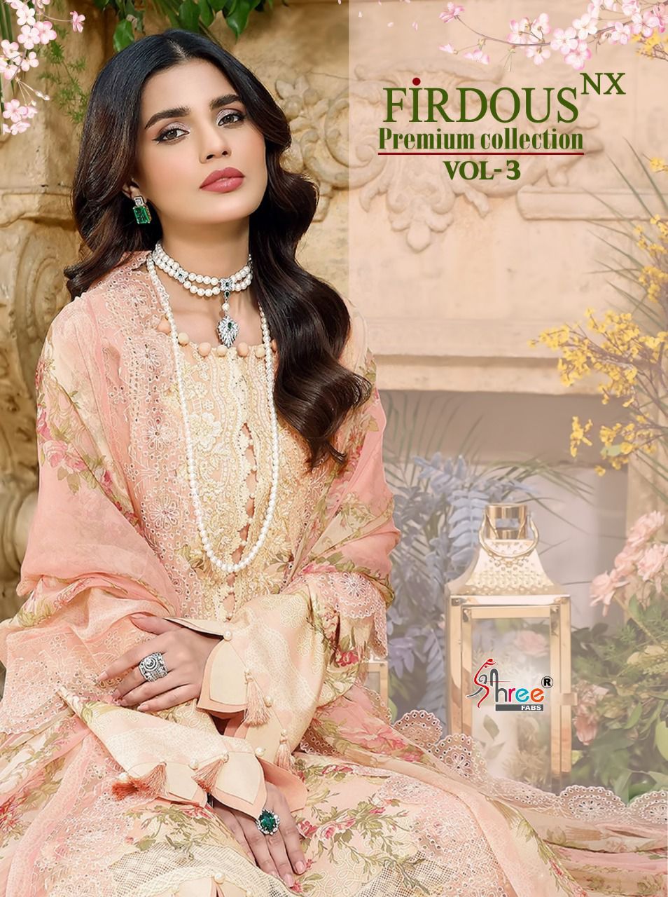 shree fab firdous premium collection vol 03nx cotton attrective look salwar suit cotton dupatta catalog