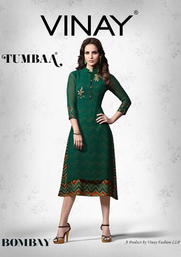 vinay fashion tumbaa bombay catchy look kurti catalog