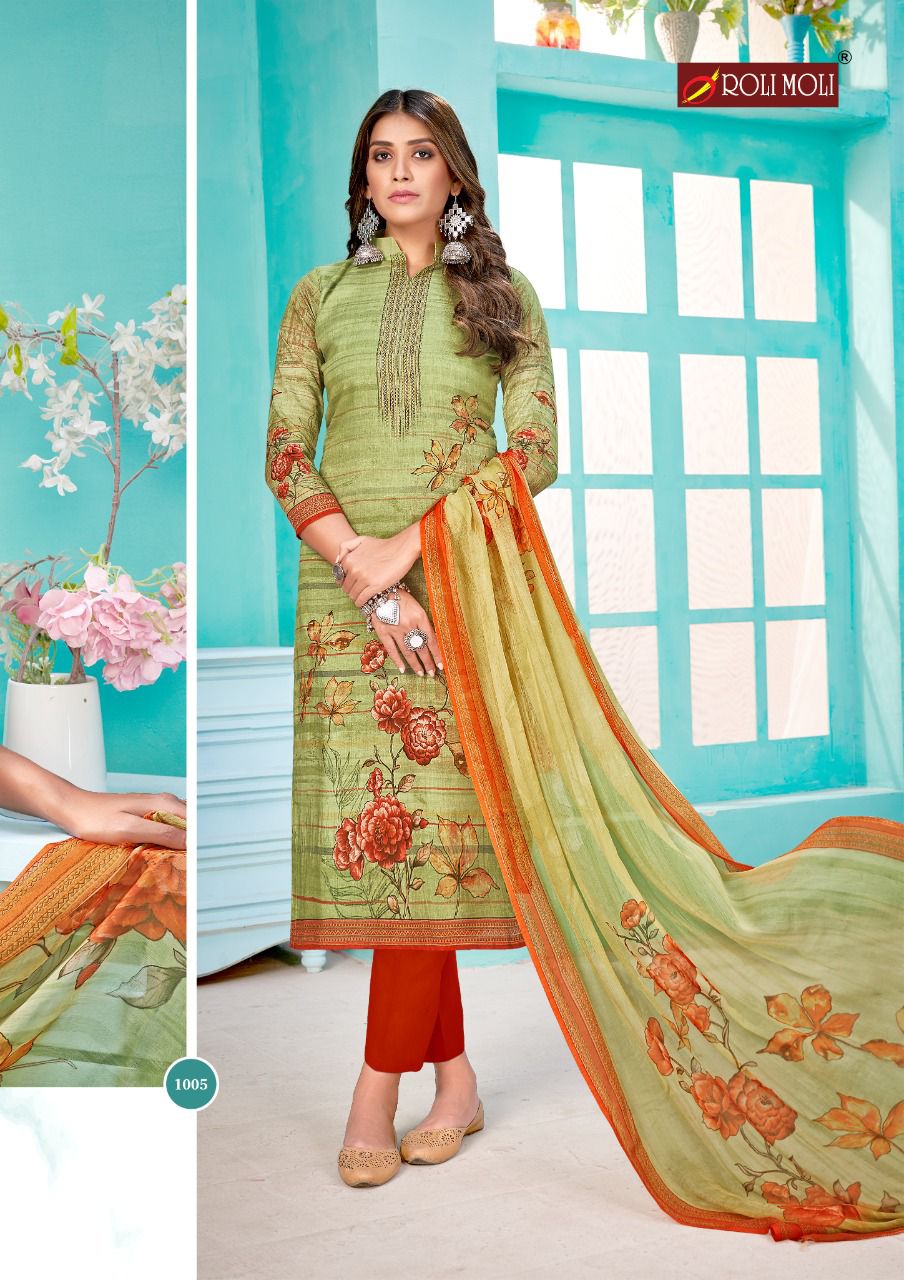 roli moli creation silky camric exclusive print salwar suit catalog