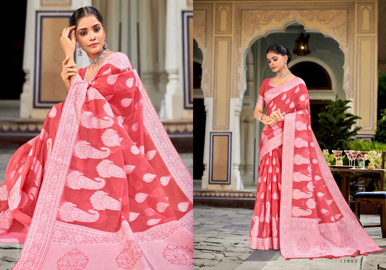 saroj saree sananda vol 4 cotton gorgeous look saree catalog