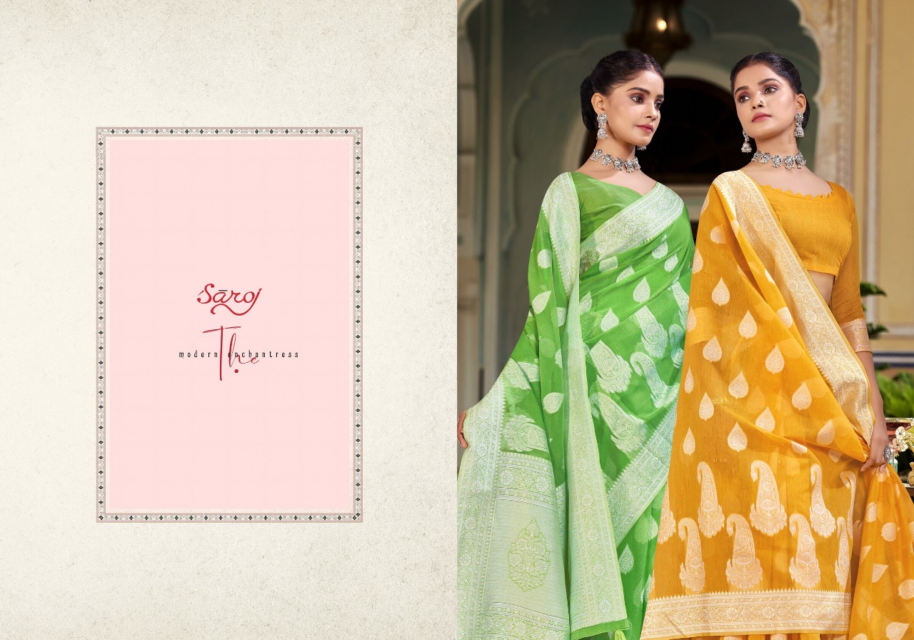 saroj saree sananda vol 4 cotton gorgeous look saree catalog