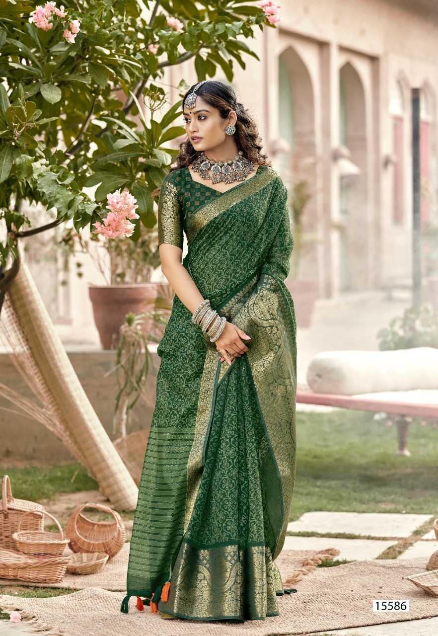 triveni saree meghna cotton regal look saree catalog