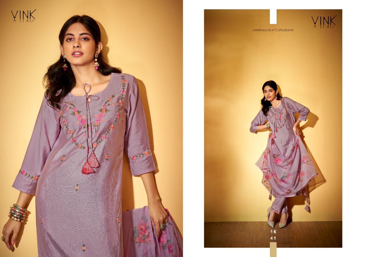 vink occasions 4 viscose gorgeous look top bottom with dupatta catalog