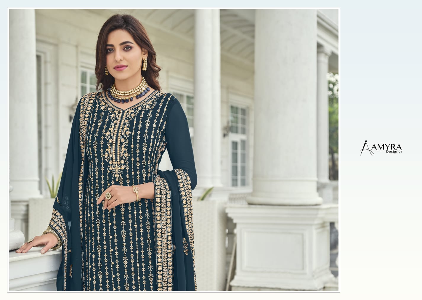 amyra designer Sofiya vol 2 georgette graceful look salwar suit catalog