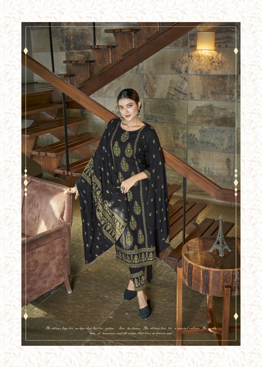 Banwery Fashion prachi vol 2 rayon  decent look  Kurti with Pant and dupatta catalog