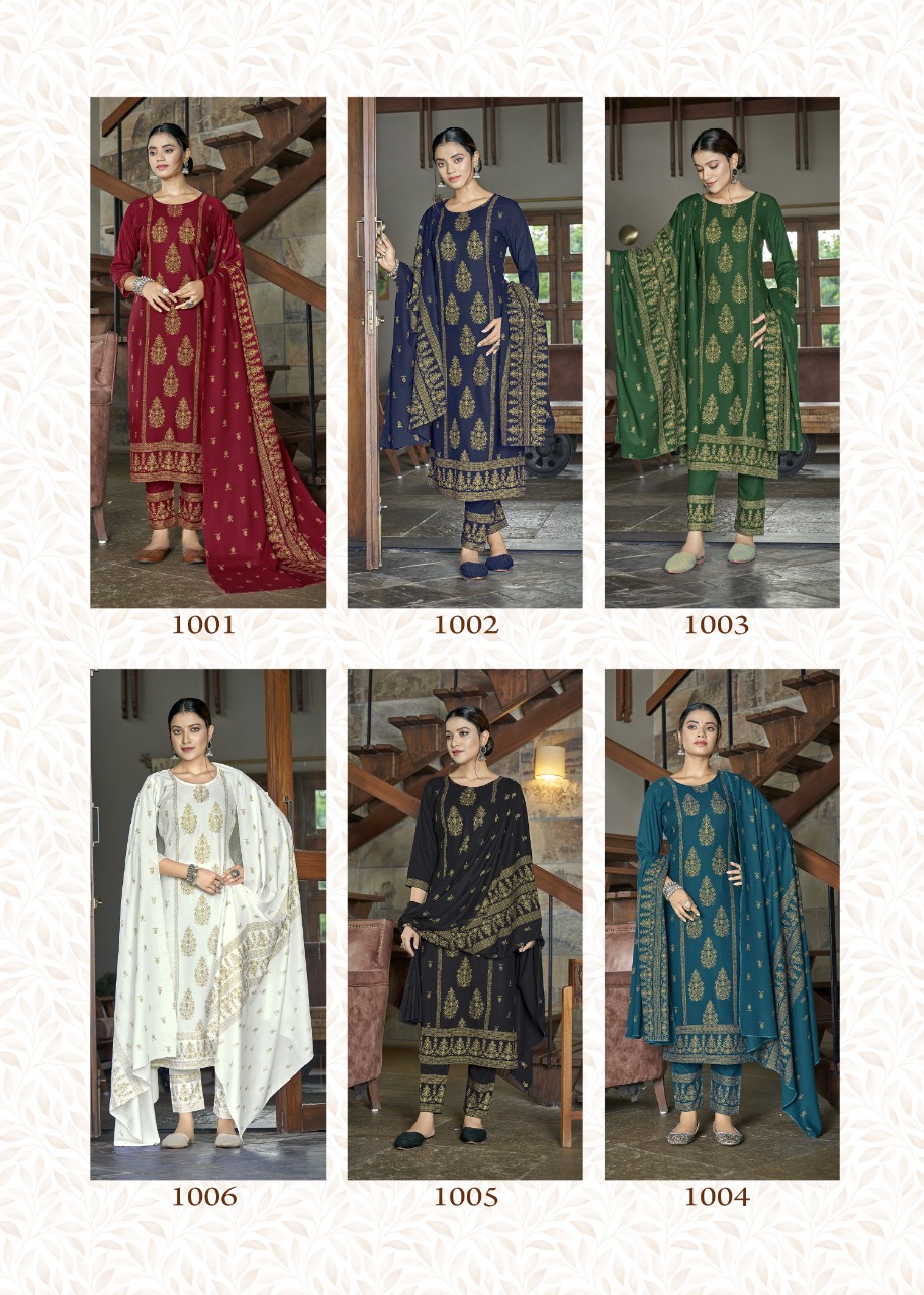 Banwery Fashion prachi vol 2 rayon  decent look  Kurti with Pant and dupatta catalog