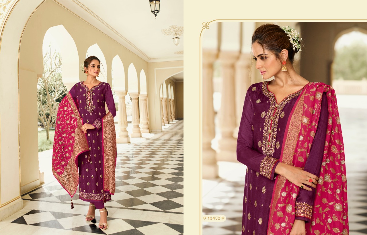 Meera trendz zisa kainaat dola regal look salwar suit catalog